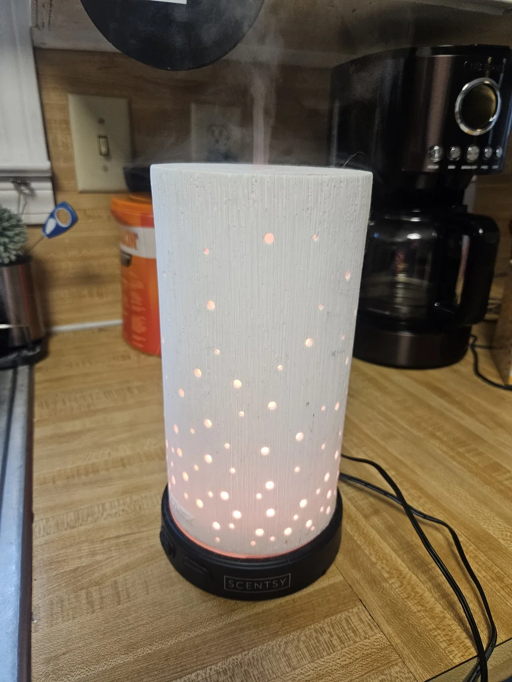 Scentsy White Ceramic Plug-In Diffuser  White